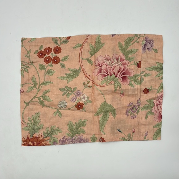 NWOT Matouk Simone Linen Boudoir Pillow Sham in Apricot - Picture 5 of 5